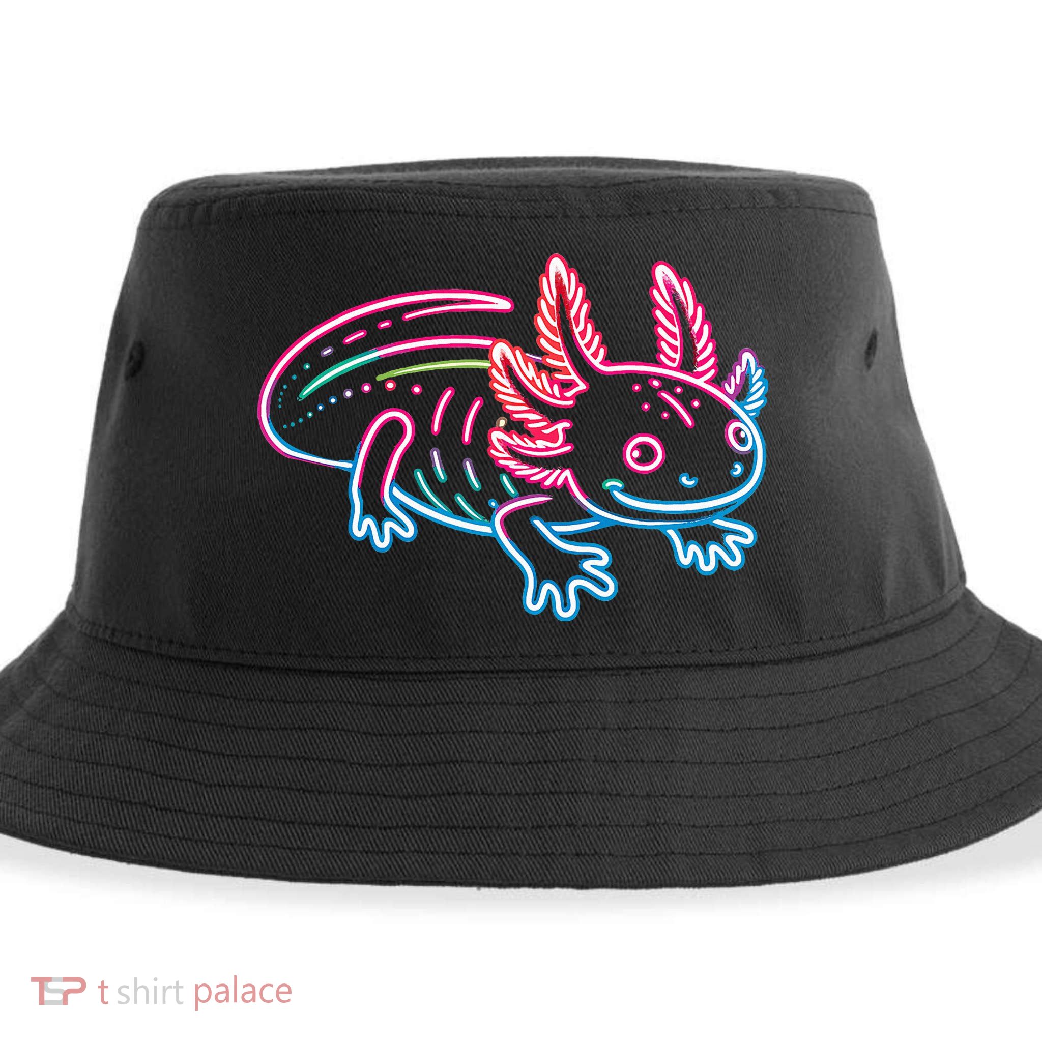 Axolotl Animal Pop Art Cute Axolotl Lover Sustainable Bucket Hat