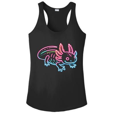 Axolotl Animal Pop Art Cute Axolotl Lover Ladies PosiCharge Competitor Racerback Tank