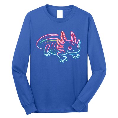 Axolotl Animal Pop Art Cute Axolotl Lover Long Sleeve Shirt