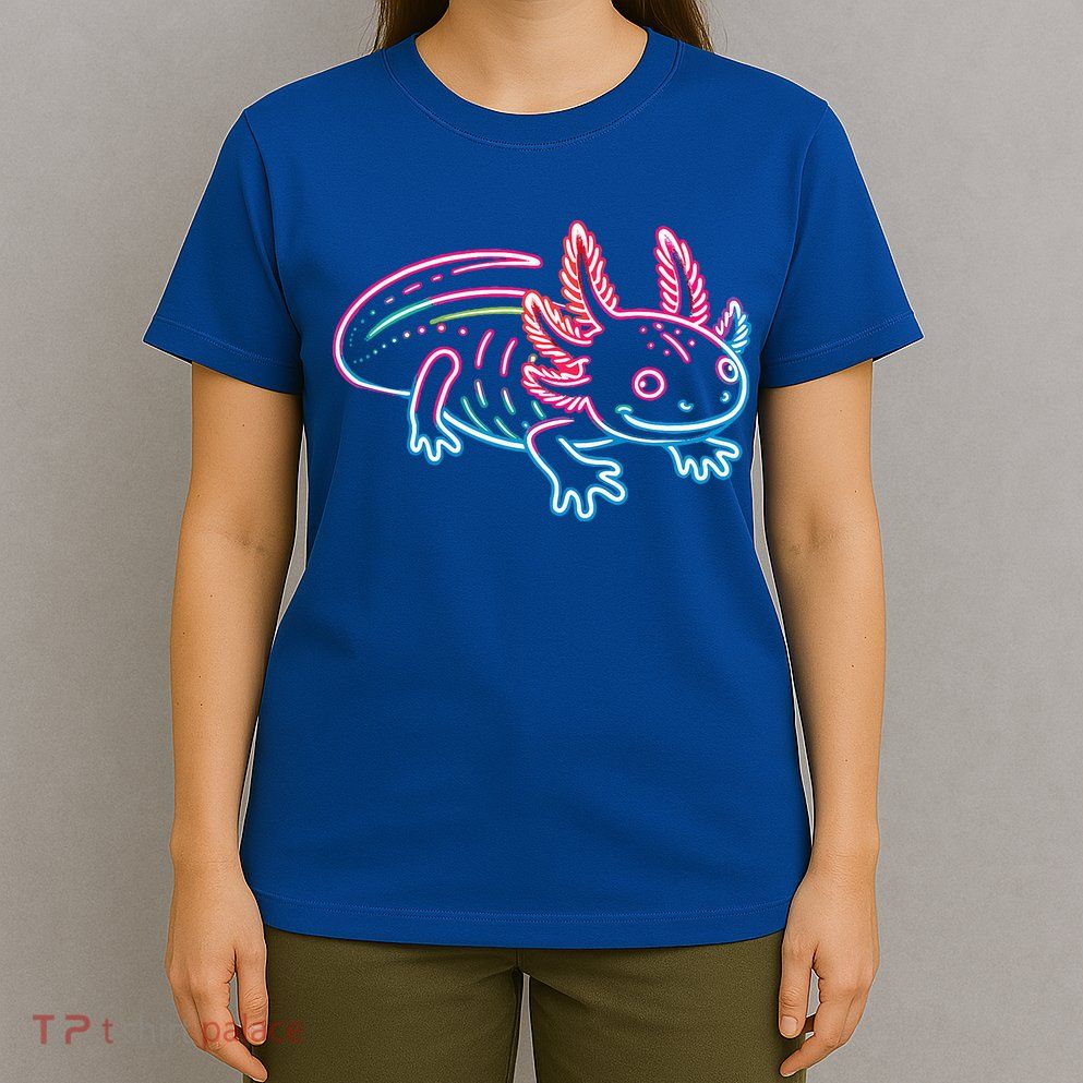 Axolotl Animal Pop Art Cute Axolotl Lover T-Shirt