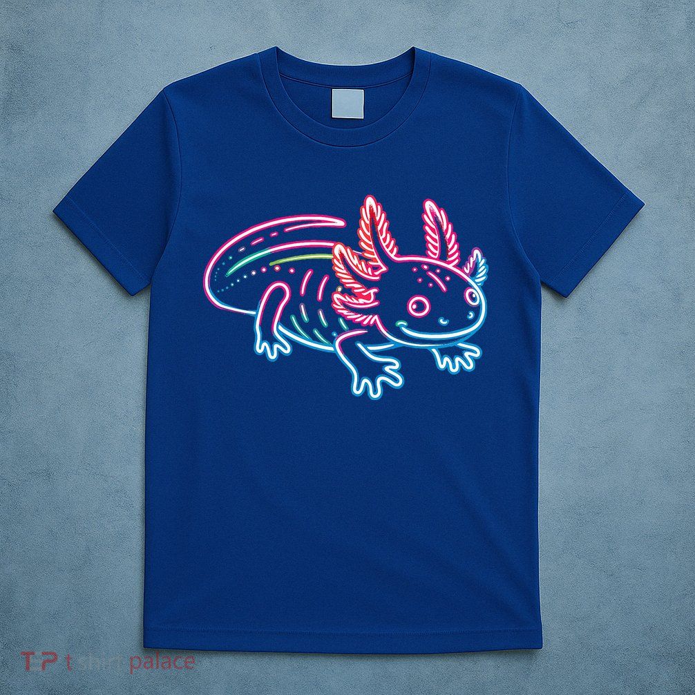 Axolotl Animal Pop Art Cute Axolotl Lover T-Shirt