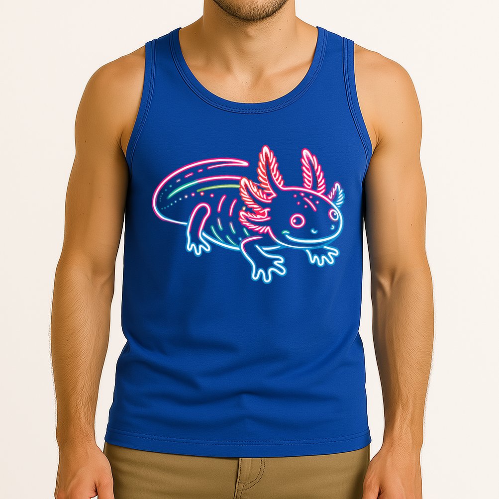 Axolotl Animal Pop Art Cute Axolotl Lover Tank Top