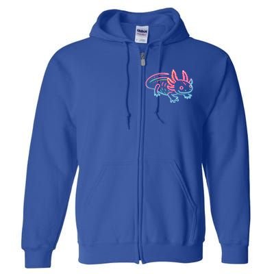 Axolotl Animal Pop Art Cute Axolotl Lover Full Zip Hoodie