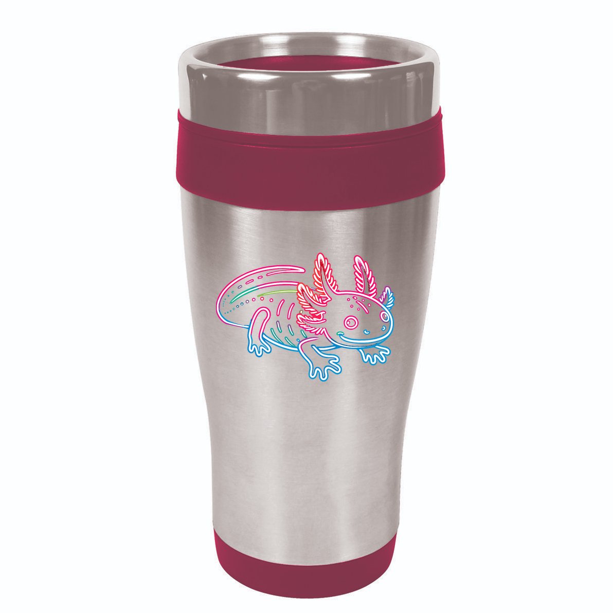 Axolotl Animal Pop Art Cute Axolotl Lover 16oz Travel Tumbler
