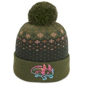 Axolotl Animal Pop Art Cute Axolotl Lover The Baniff Cuffed Pom Beanie