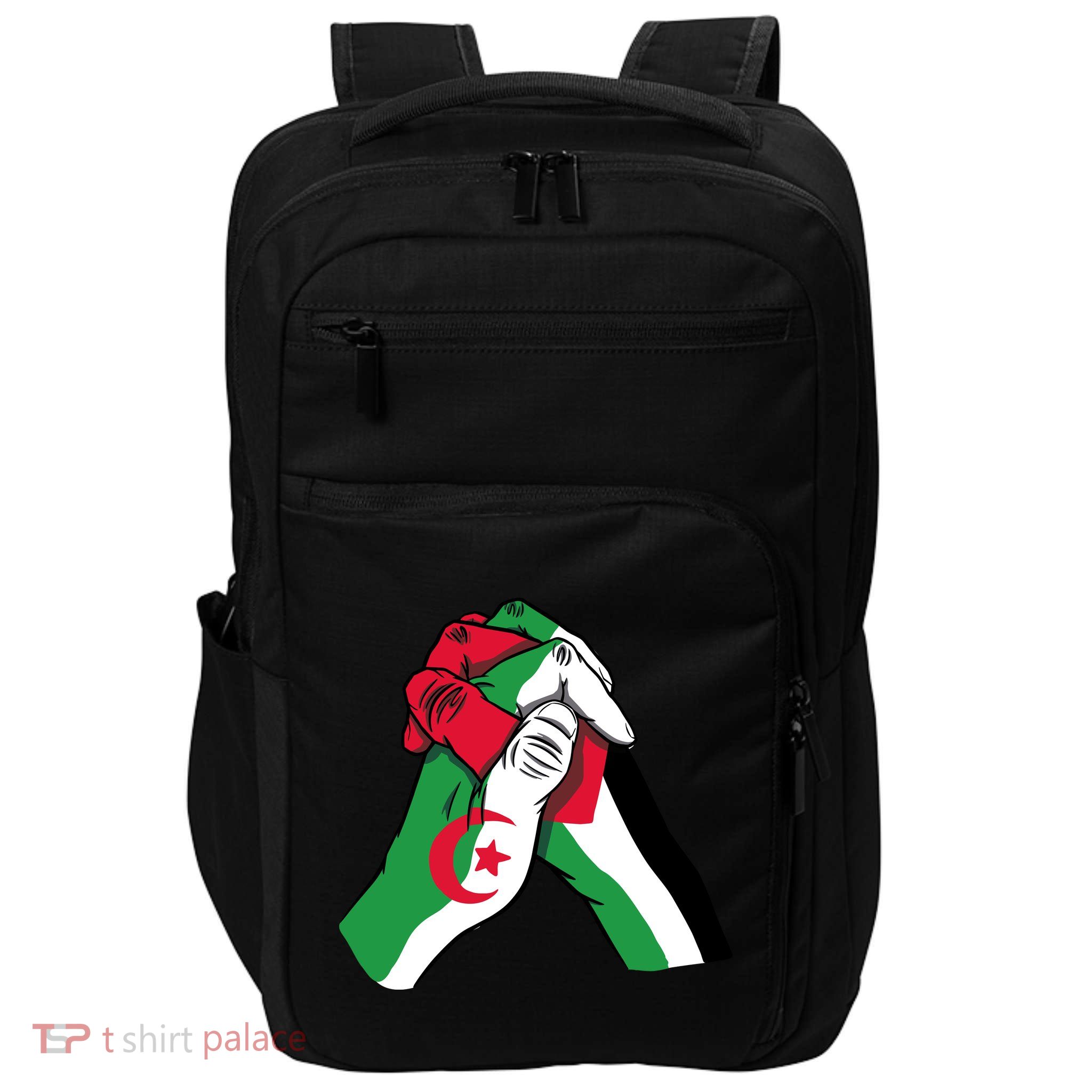 Algeria And Palestine Hands Impact Tech Backpack