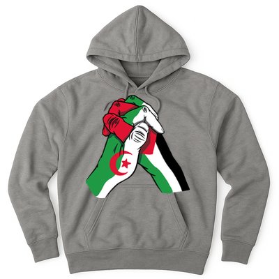 Algeria And Palestine Hands Hoodie