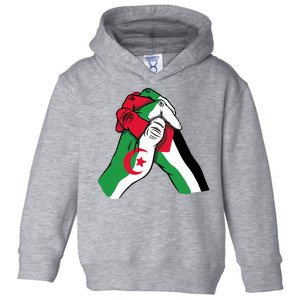 Algeria And Palestine Hands Toddler Hoodie