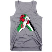 Algeria And Palestine Hands Tank Top