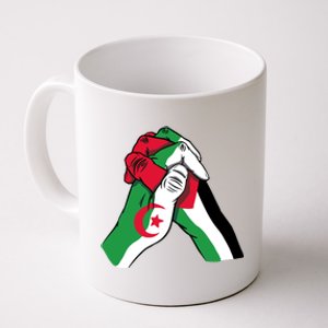 Algeria And Palestine Hands Coffee Mug