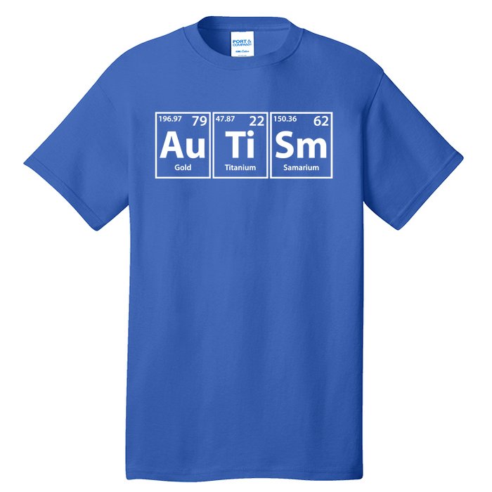 Autism (Autism) Periodic Elets Spelling Gift Tall T-Shirt