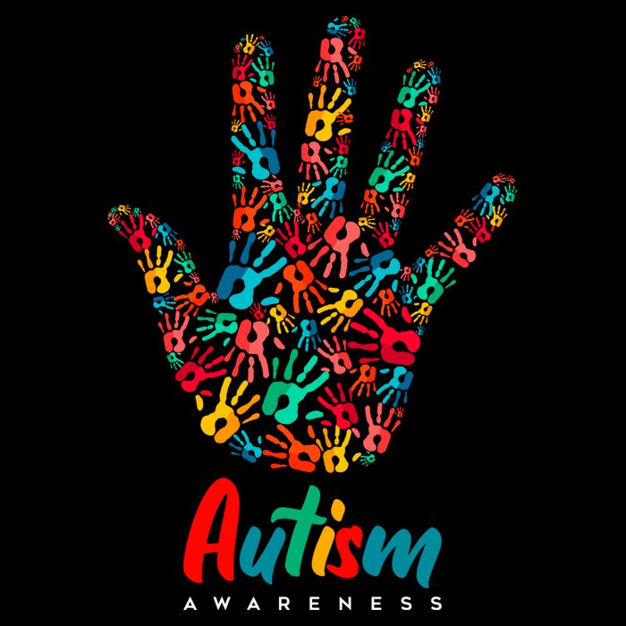 Autism Awareness Painted Hand Prints Cooling Performance Crew T-Shirt