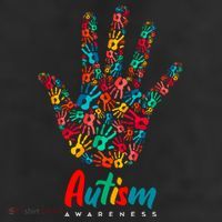 Autism Awareness Painted Hand Prints Beanie
