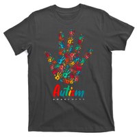 Autism Awareness Painted Hand Prints T-Shirt