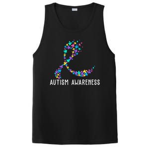 Autism Awareness Puzzle Ribbon PosiCharge Competitor Tank