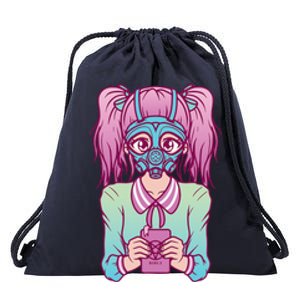 Anime Aesthetic Pastel Goth Conspiracy Sheep Girl Gifts Drawstring Bag