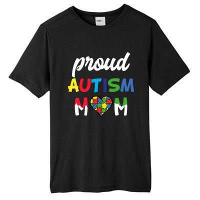 Autism Awareness Proud Autism Mom Meaningful Gift Tall Fusion ChromaSoft Performance T-Shirt