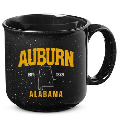 Auburn Alabama Product Retro Vintage Gift 15oz Campfire Ceramic Mug