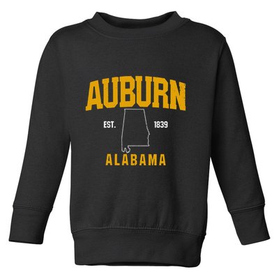 Auburn Alabama Product Retro Vintage Gift Toddler Sweatshirt
