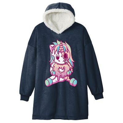 Anime Aesthetic Pastel Goth Donut Zombie Unicorn Gifts Hooded Wearable Blanket