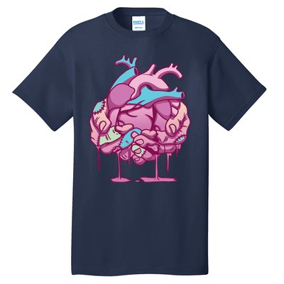 Anime Aesthetic Pastel Goth Zombie Heart Gifts Tall T-Shirt