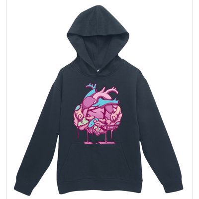 Anime Aesthetic Pastel Goth Zombie Heart Gifts Urban Pullover Hoodie