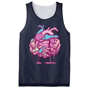 Anime Aesthetic Pastel Goth Zombie Heart Gifts Mesh Reversible Basketball Jersey Tank