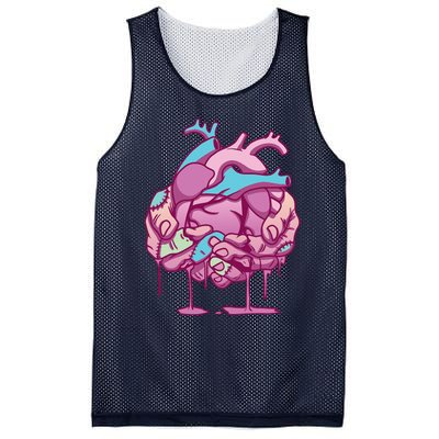 Anime Aesthetic Pastel Goth Zombie Heart Gifts Mesh Reversible Basketball Jersey Tank