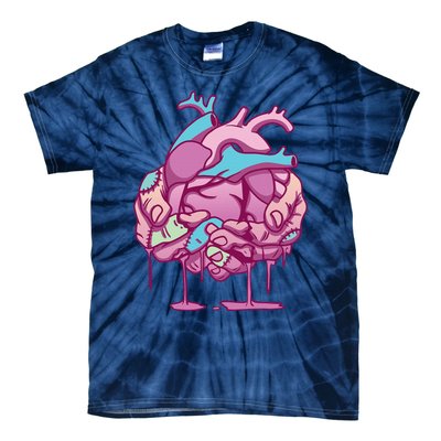 Anime Aesthetic Pastel Goth Zombie Heart Gifts Tie-Dye T-Shirt