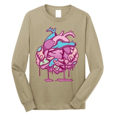 Anime Aesthetic Pastel Goth Zombie Heart Gifts Long Sleeve Shirt