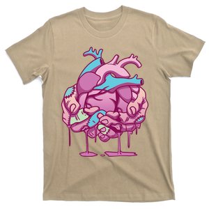 Anime Aesthetic Pastel Goth Zombie Heart Gifts T-Shirt