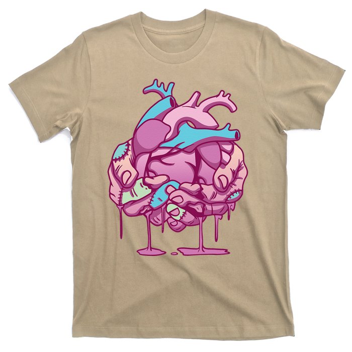 Anime Aesthetic Pastel Goth Zombie Heart Gifts T-Shirt