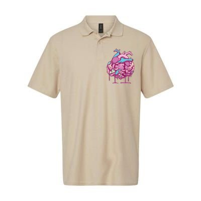 Anime Aesthetic Pastel Goth Zombie Heart Gifts Softstyle Adult Sport Polo