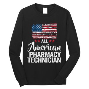 All American Pharmacy Technician 4th of July Family Matching Long Sleeve Shirt