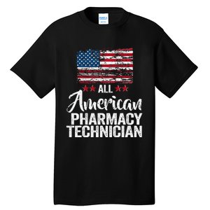 All American Pharmacy Technician 4th of July Family Matching Tall T-Shirt