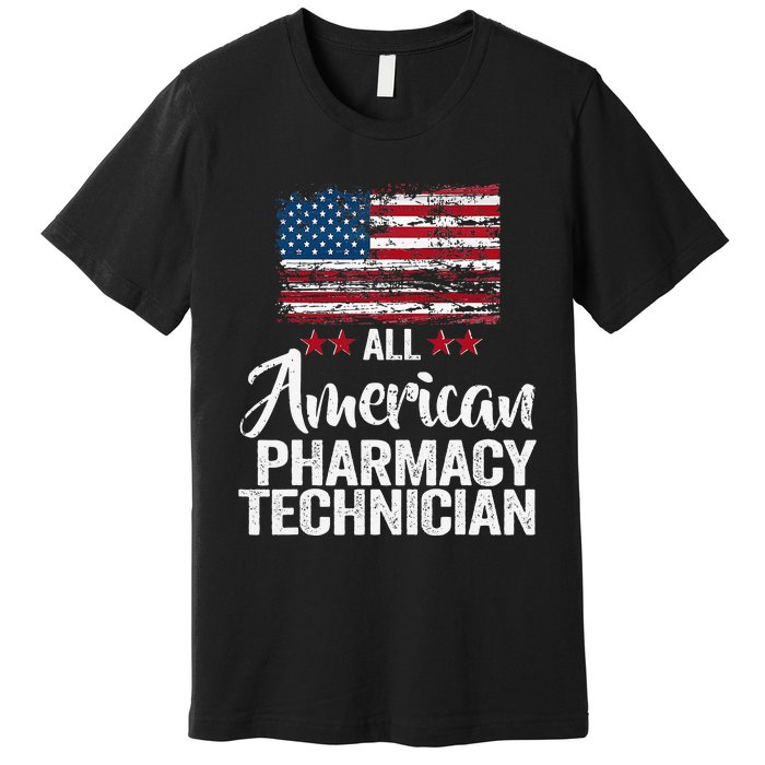 All American Pharmacy Technician 4th of July Family Matching Premium T-Shirt