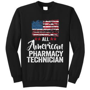 All American Pharmacy Technician 4th of July Family Matching Tall Sweatshirt