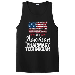 All American Pharmacy Technician 4th of July Family Matching PosiCharge Competitor Tank