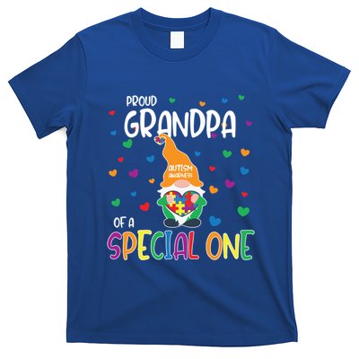 Autism Awareness Proud Grandpa Family Matching Gift T-Shirt