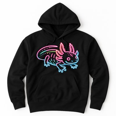 Axolotl Animal Pop Art Cute Axolotl Lover Hoodie