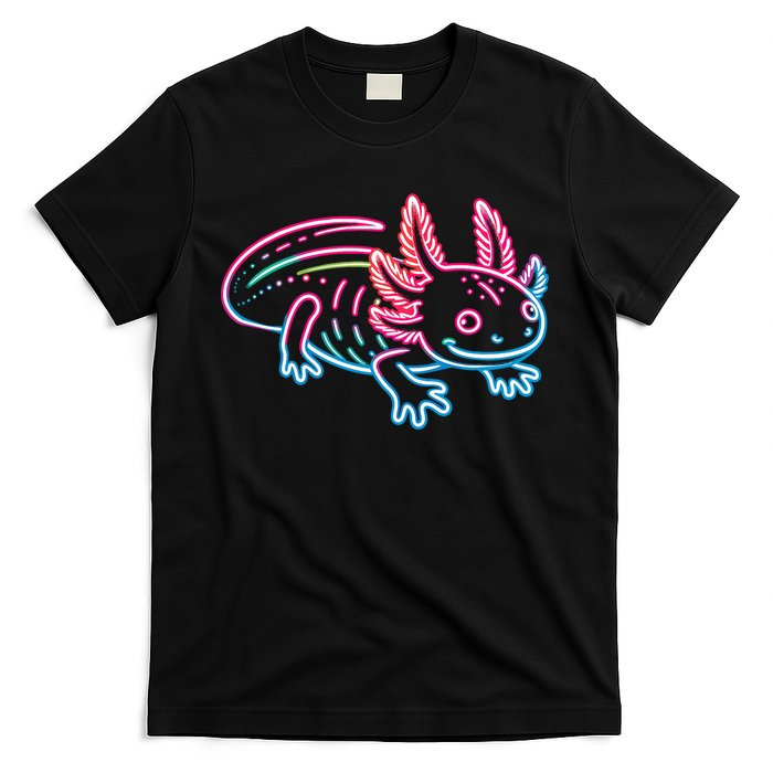 Axolotl Animal Pop Art Cute Axolotl Lover T-Shirt