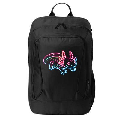 Axolotl Animal Pop Art Cute Axolotl Lover City Backpack