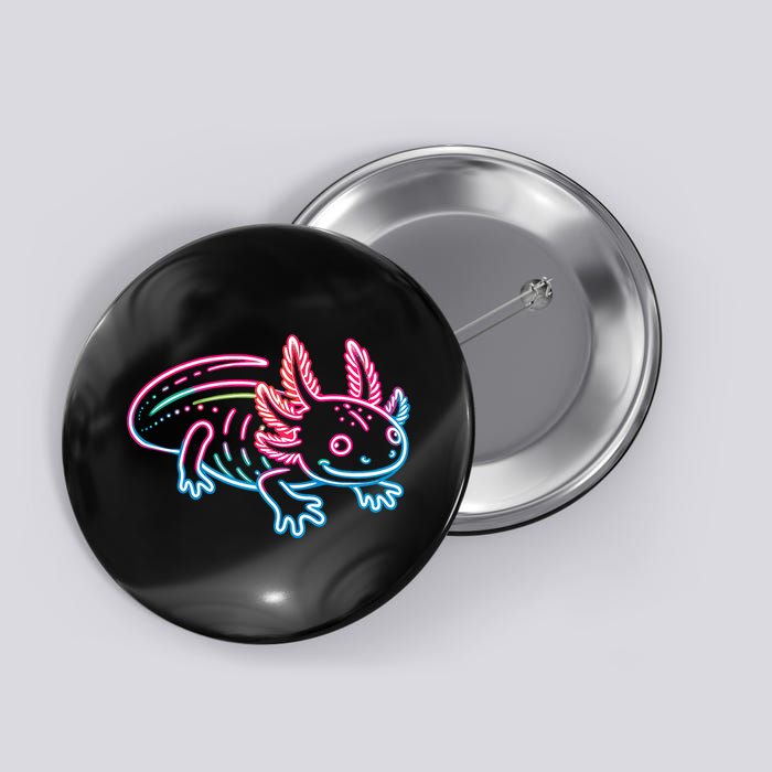 Axolotl Animal Pop Art Cute Axolotl Lover Button