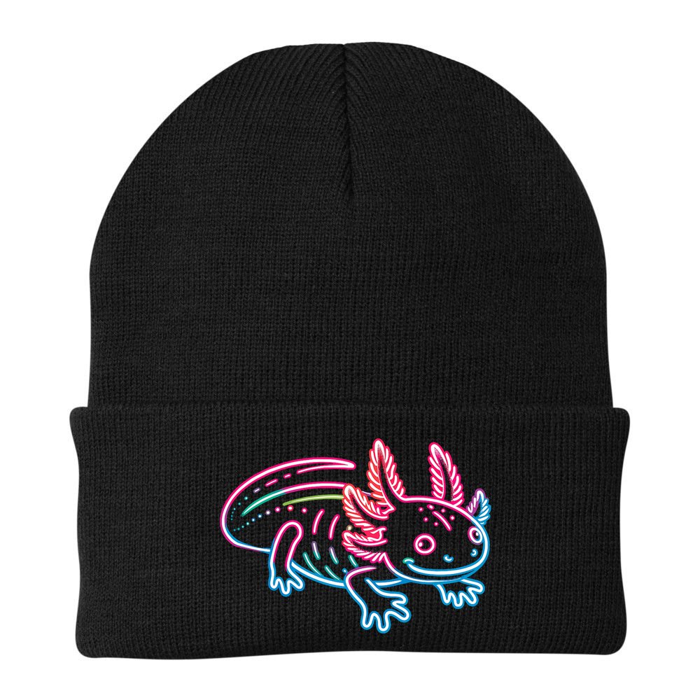 Axolotl Animal Pop Art Cute Axolotl Lover Beanie