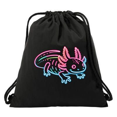 Axolotl Animal Pop Art Cute Axolotl Lover Drawstring Bag