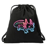 Axolotl Animal Pop Art Cute Axolotl Lover Drawstring Bag