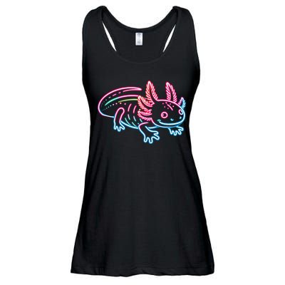 Axolotl Animal Pop Art Cute Axolotl Lover Ladies Essential Flowy Tank
