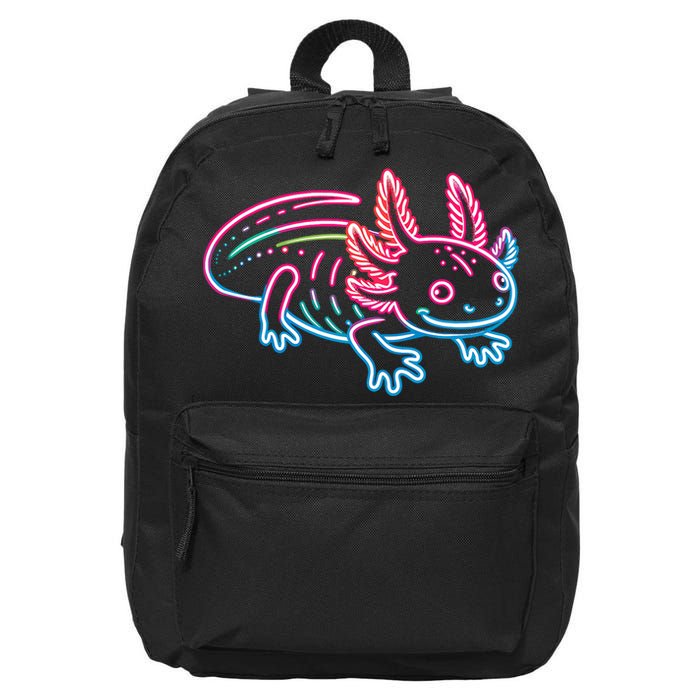 Axolotl Animal Pop Art Cute Axolotl Lover 16 in Basic Backpack