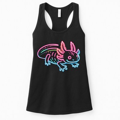 Axolotl Animal Pop Art Cute Axolotl Lover Womens Tank Top