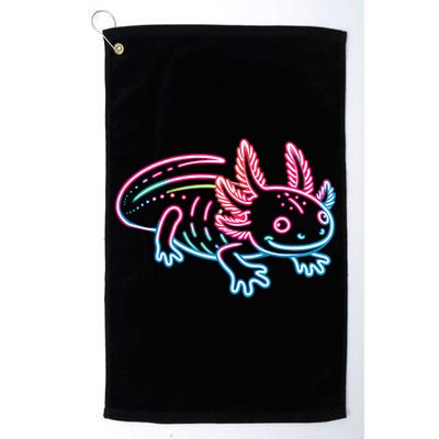 Axolotl Animal Pop Art Cute Axolotl Lover Golf Towel